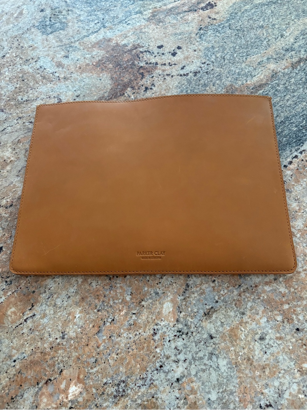Parker Clay Presidio Full-Grain Leather Laptop Sleeve